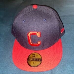 Cleveland Indians baseball fitted hat (size 7 3/8)